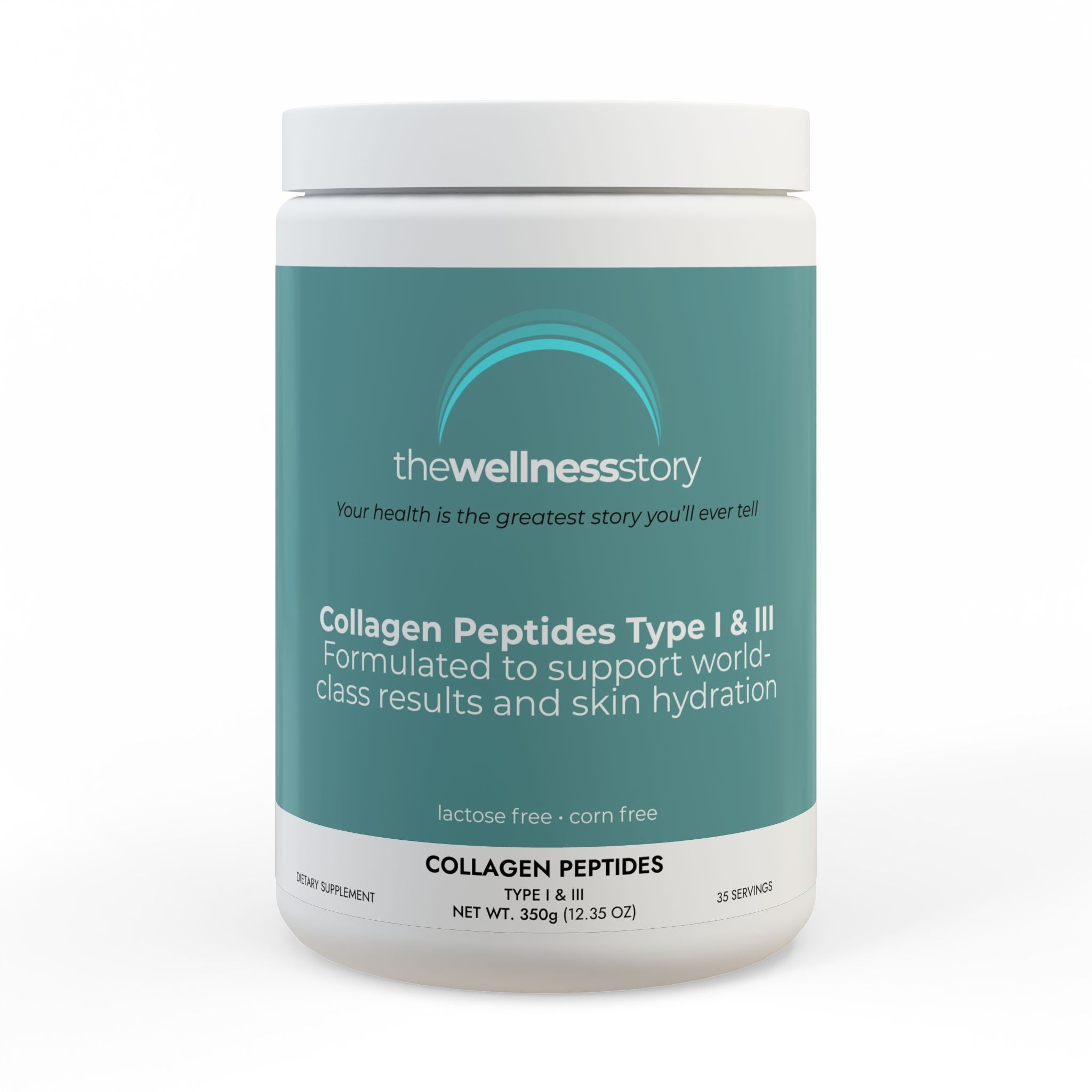 Collagen Peptides Type I & III Supplement (350g, 12.3oz)