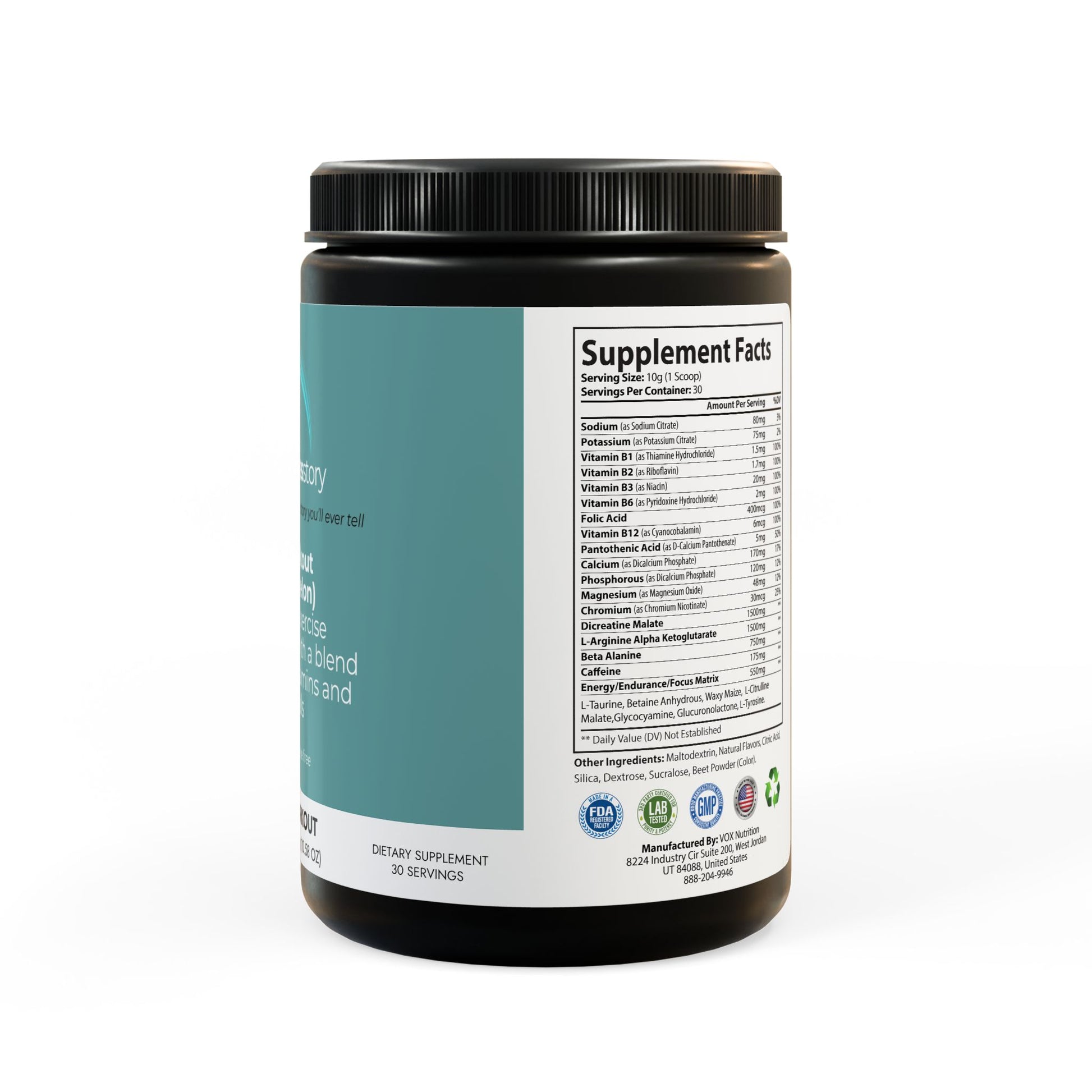 Pre-Workout Supplement, Watermelon (300g, 10.58oz)