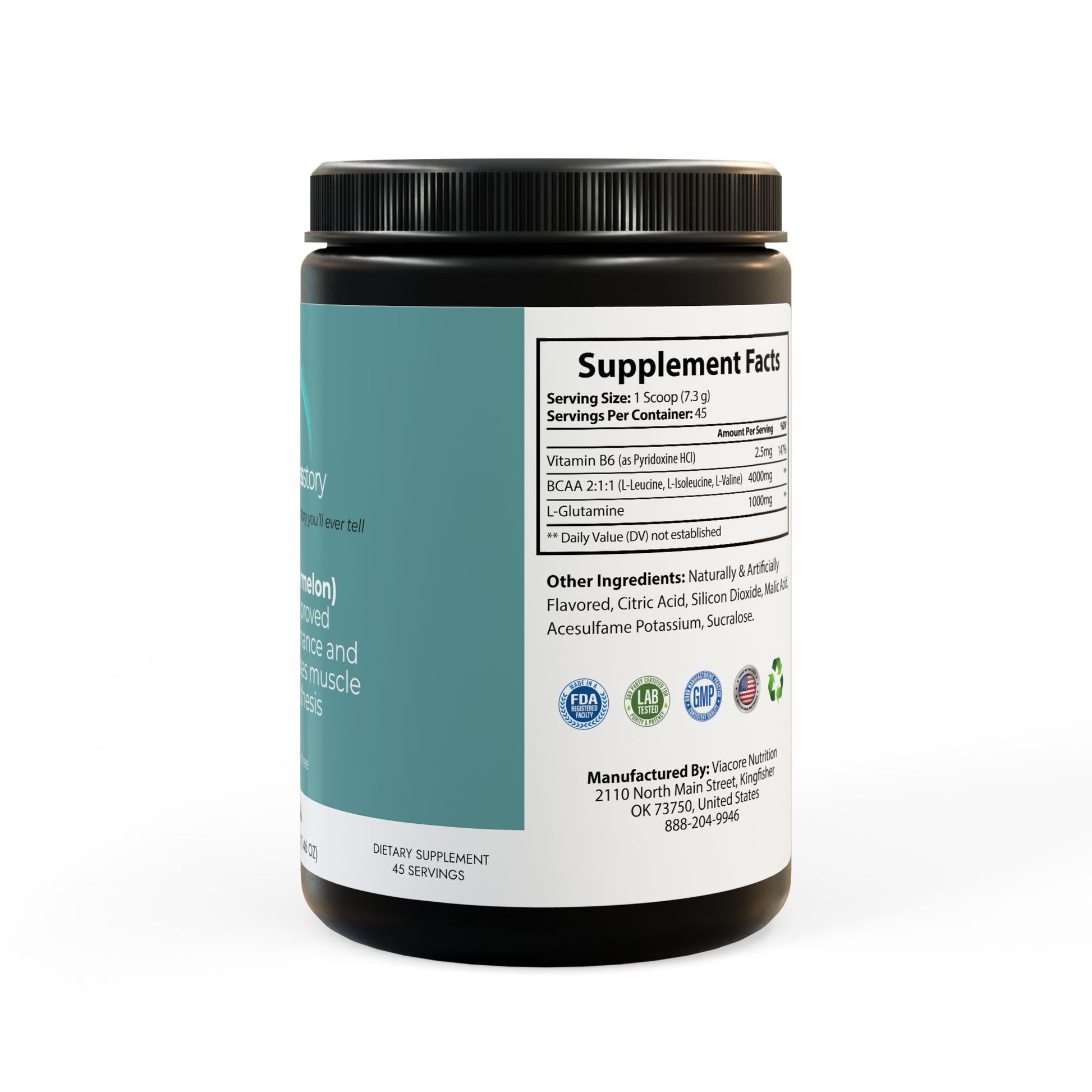 BCAA Supplement, Watermelon (325g, 11.46oz, 45 servings)