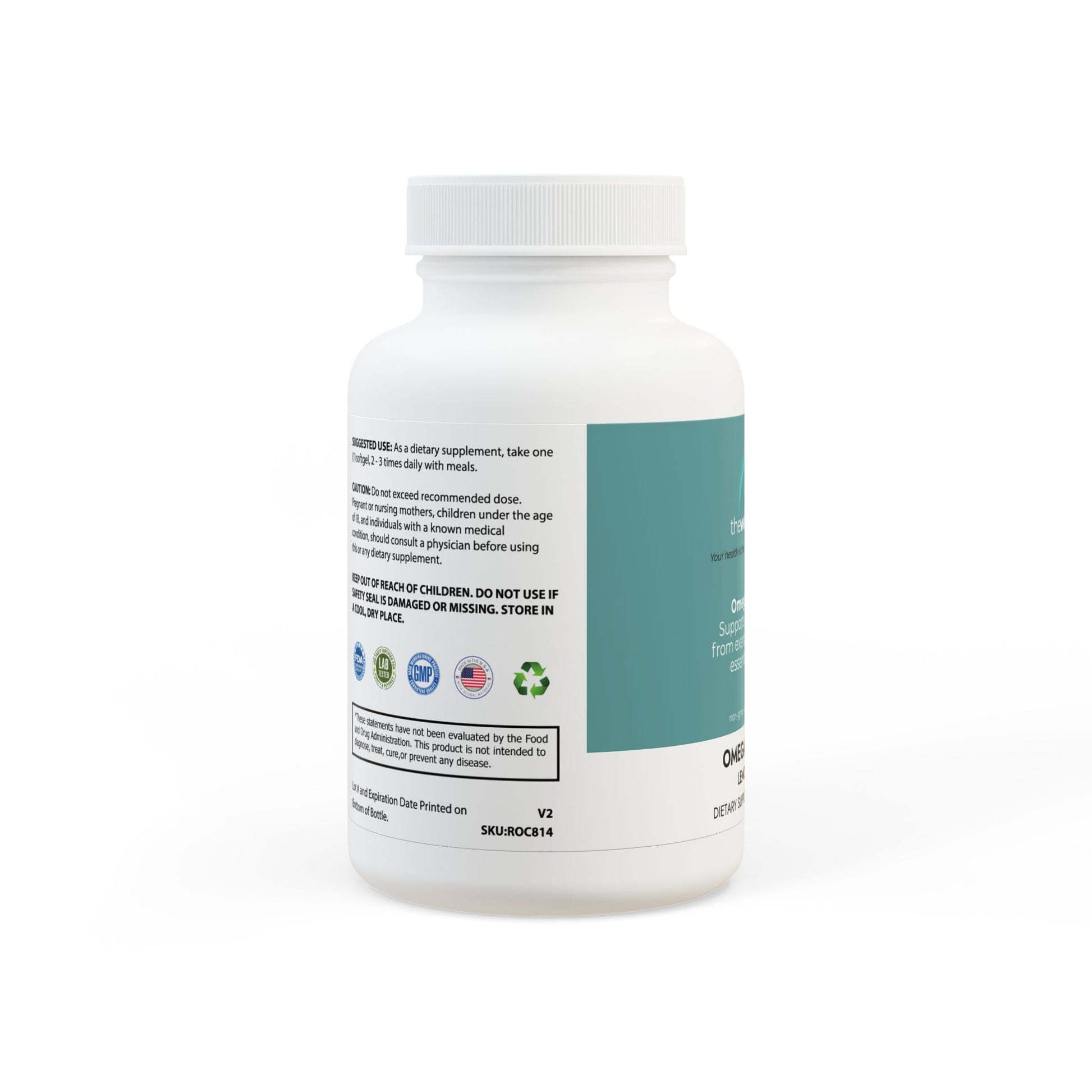 Omega 3 Fish Oil Supplement (60 Softgels)