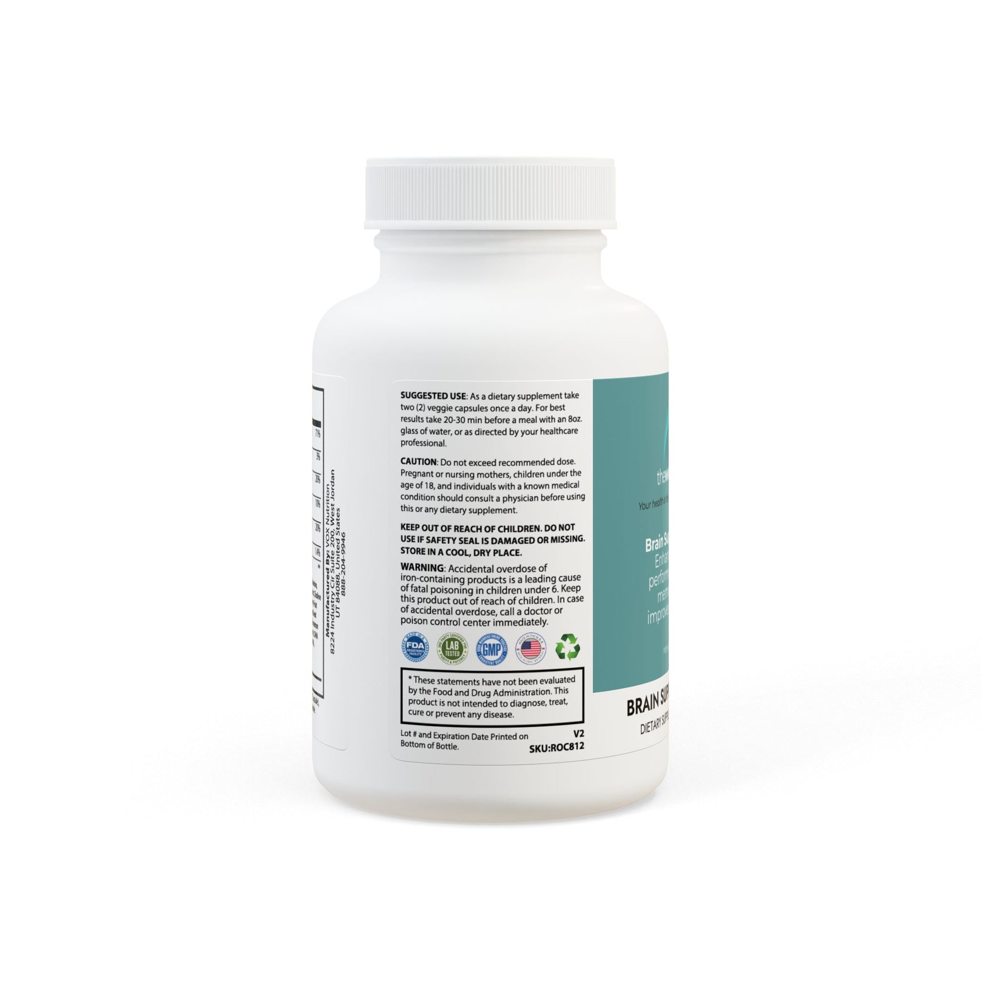 Brain Support Complex Supplement (60 Capsules)