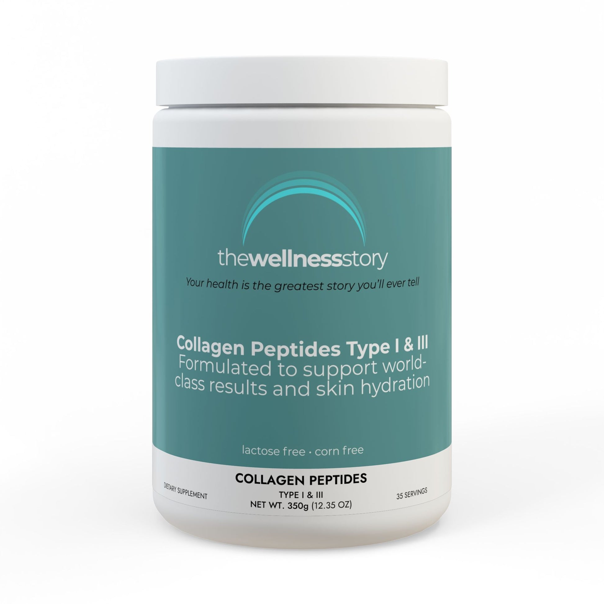Collagen Peptides Type I & III Supplement (350g, 12.3oz)